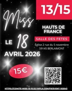 Election Miss 13/15 Hauts de France 2026